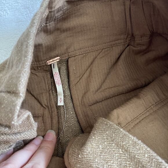 Free People Pants Every Day A Dream Tie Bronze Combo Size S NWOT - Picture 5 of 9